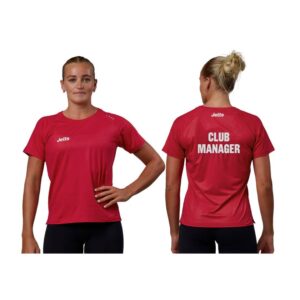 Ladies Club Manager VapourFLX Tee Red