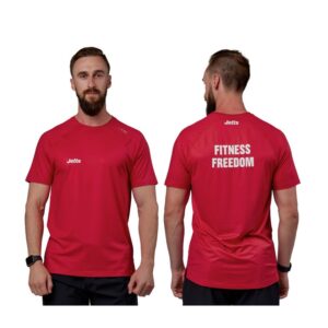 Mens Fitness Freedom VapourFLX Tee Red